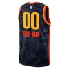 Dres Oklahoma City Thunder Prilagođeni Nike 2023-24 City Edition Navy Swingman